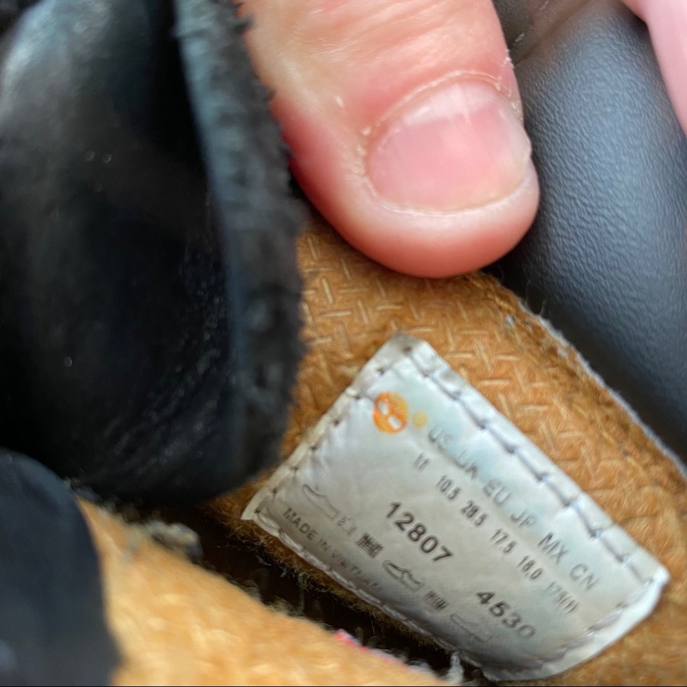 Timberland black toddler boots 12807-4530 - Picture 5 of 9